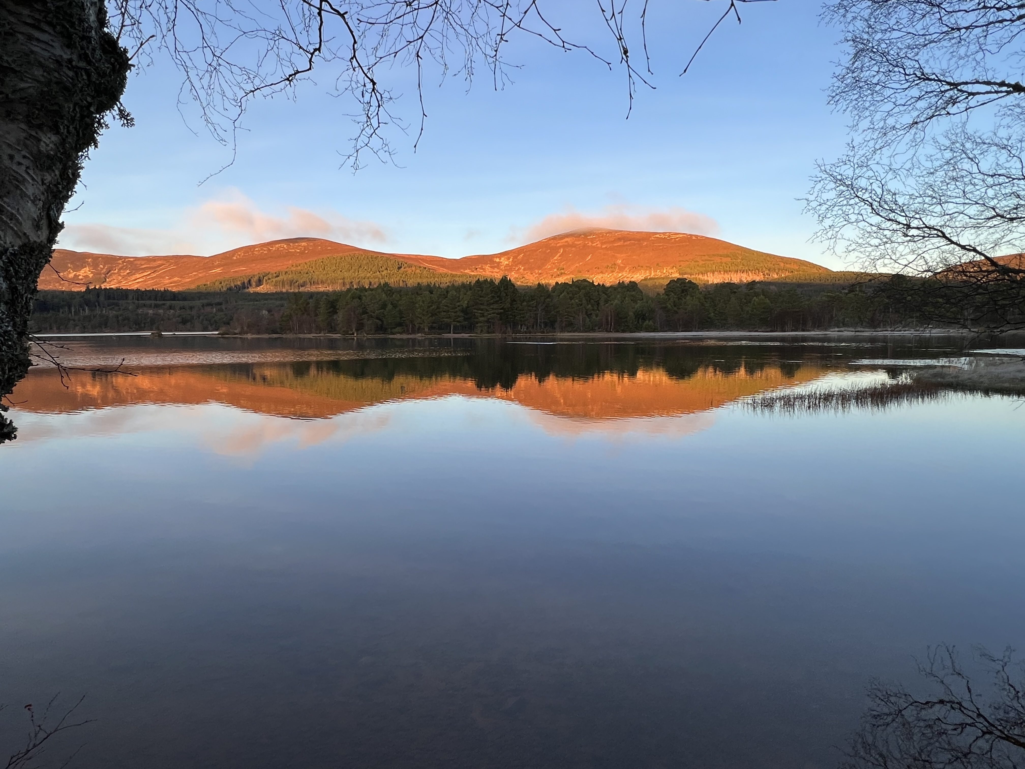 Cairngorms Loch Morlich sunset